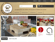 Tablet Screenshot of billot-chabret-boutique.fr